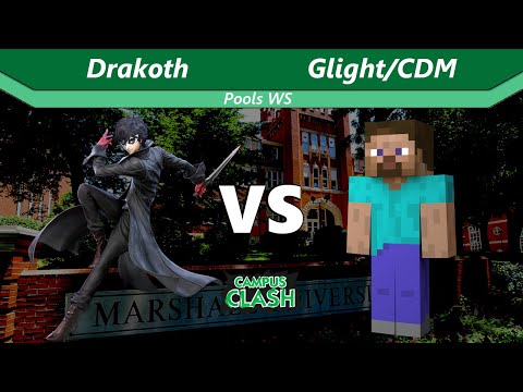 Campus Clash Fall 2022 - Drakoth (Joker) vs Glight/CDM (Steve) - Pools WS - SSBU
