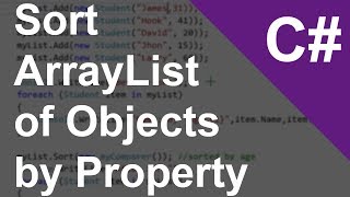 C# Sort ArrayList of Objects by Property