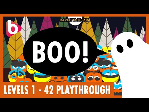 BOO! A Cute Halloween Themed Puzzle Game | Levels 1 - 42 Walkthrough - YouTube
