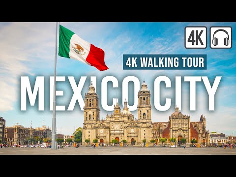 Mexico City 4K Walking Tour - 190 min Tour with Captions & Immersive Sound [4K Ultra HD/60fps]