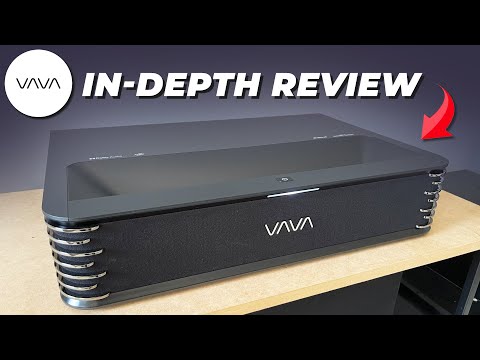 VAVA CHROMA 🔥 FULL REVIEW 🔥 4K -TRIPLE LASER TV UST PROJECTOR // Home Theater Projector!
