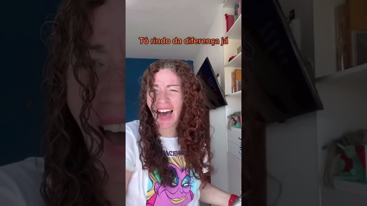 Secar natural ou com secador #cachos #cacheado #ruivos #familiaruiva #ruiva #ruivonatural