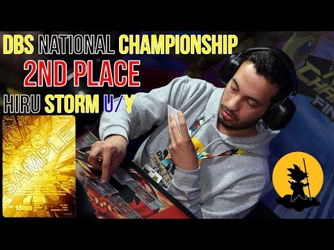 DBS Card Game National Championship 2nd Place HiruStorm