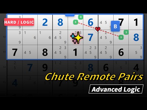 Master Chute Remote Pairs: The Advanced Sudoku Strategy to Break Hard Puzzles!