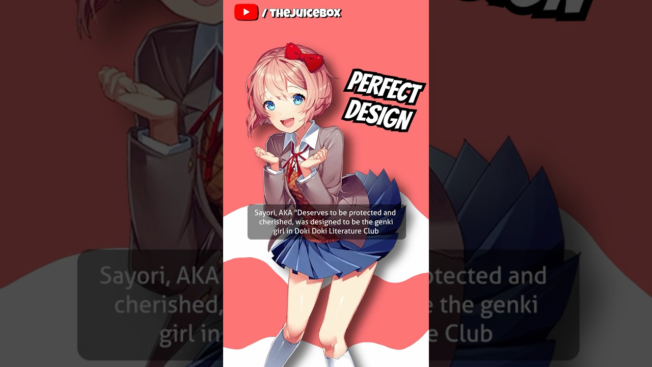 Sayori's design tells a story!  #ddlc #ddlcplus #sayoriddlc
