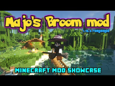 Minecraft 1.16.5 - Majo's Broom mod Review
