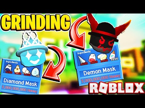 The Bee Swarm Grind Roblox Live Liam The Leprechaun Video - grinding for the demon mask and diamond mask in roblox bee swarm simulator