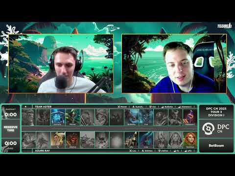 (RU) Team Aster vs Azure Ray | map 2 | DPC CN 2023 Tour 3: Division I | by @Sheyl & @Undershockk