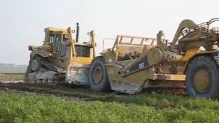 Un chantier d'autoroute en action!