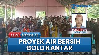 Belasan Tahun Dirindukan, Air Bersih Rp2,11 M Akhirnya Mengalir Lagi ke Golo Kantar Manggarai Timur