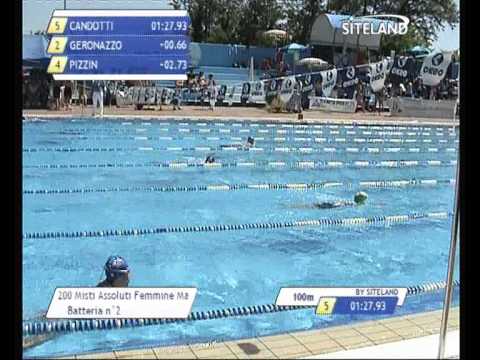 Serie 4 dei 200 Misti  Assoluti Femmine Master - 13 Memorial Andrea Bettiol