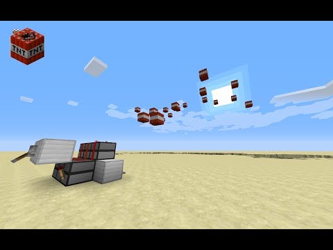 Minecraft 1.12 - Scatter-shot TNT cannon (1.10+) (ULTRA COMPACT)