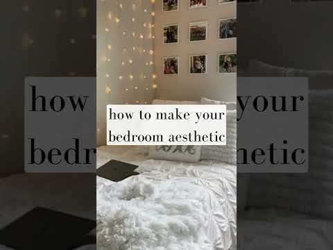 how to make your bedroom aesthetic 🌷✨🩷 #shorts #aesthetic #howto