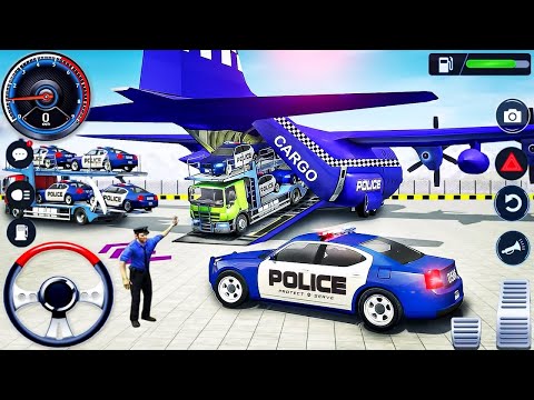 US Real Police Plane Limousine Car Quad Bike - Cargo Transporter Driving - Android GamePlay