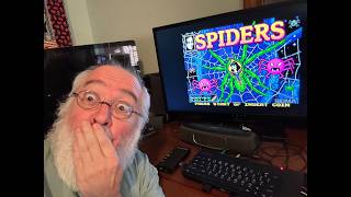 Spiders - ZX Spectrum Next - Arcade Game from 1981 - Speccy Video Game - Arcade Action