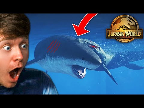 MEGALODON JURASSIC BATTLE ROYALE! - Jurassic World Evolution 2