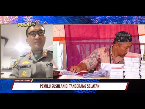 DIALOG ; POLRES TANGERANG SELATAN MELAKUKAN PENGAMANAN TPS DI TANGERANG SELATAN