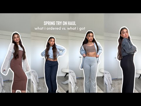 huge spring try-on clothing haul ♡ what i ordered vs.