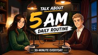 How to Talk About Your 5 AM Daily Routine in English | English Conversation Practice