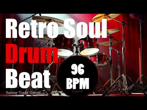 Retro Soul Drum Track - 96 BPM