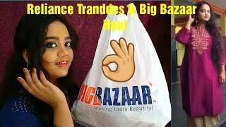 Rkl Big Bazaar &amp; Reliance Trandes Girls Shopping/Festive Shoppingn Haul/Durga Puja Navratri Shopping