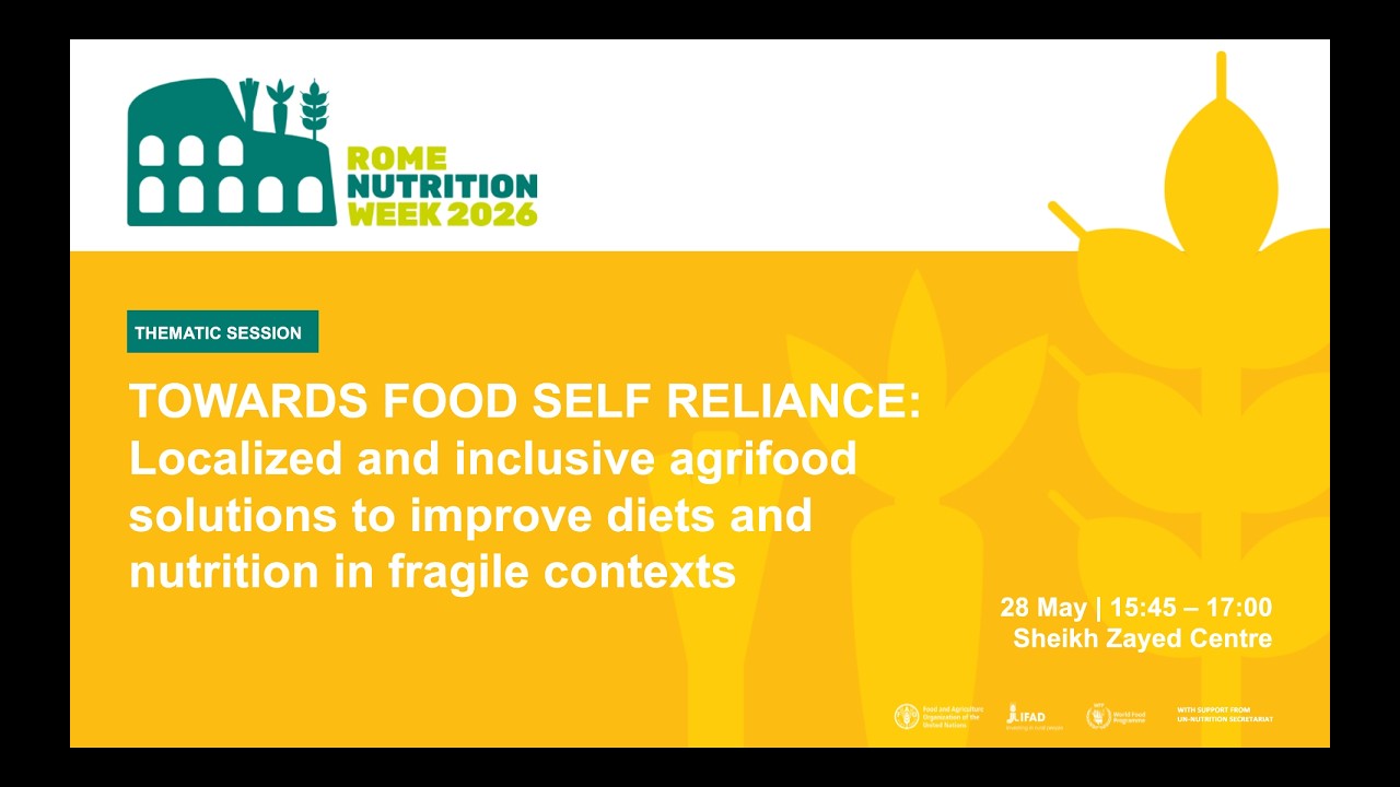 Day 4 - 28 May 2026 - Thematic Session 12 - Towards Food Self Reliance