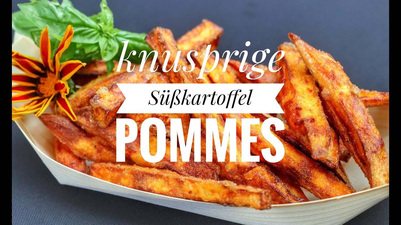 richtig knusprige Süßkartoffelpommes selbst machen - Westmünsterland BBQ