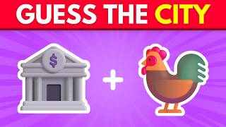 Guess the City by Emoji 🤔🏙️ | Geography Quiz 2026
