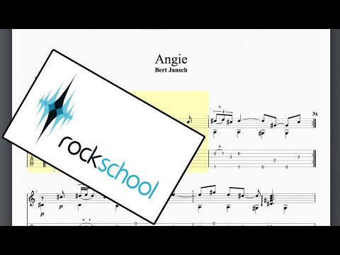 Angie (2019) Rockschool grade 7 Acoustic Guitar