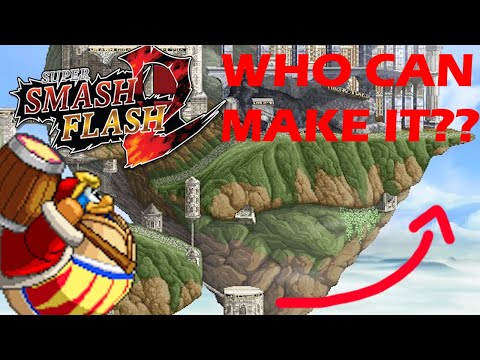 Who Can Make the Hyrule Temple Jump in SSF2? | Super Smash Flash 2 Version 1.4