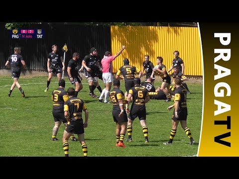 Highlights: Praga vs. Tatra extraliga ragby 4.kolo 2018