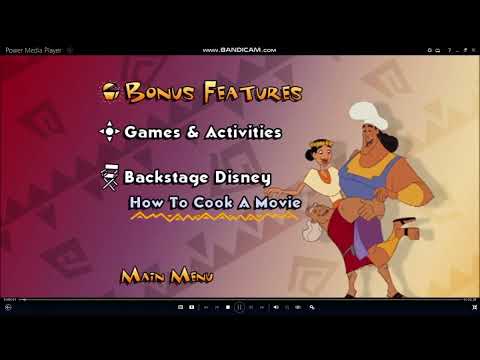 Kronk's New Groove UK DVD Menu Walkthrough (2005)