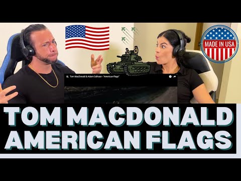 First Time Hearing Tom MacDonald - American Flags Reaction Video - I GUESS TOM HAS DISOWNED CANADA?!