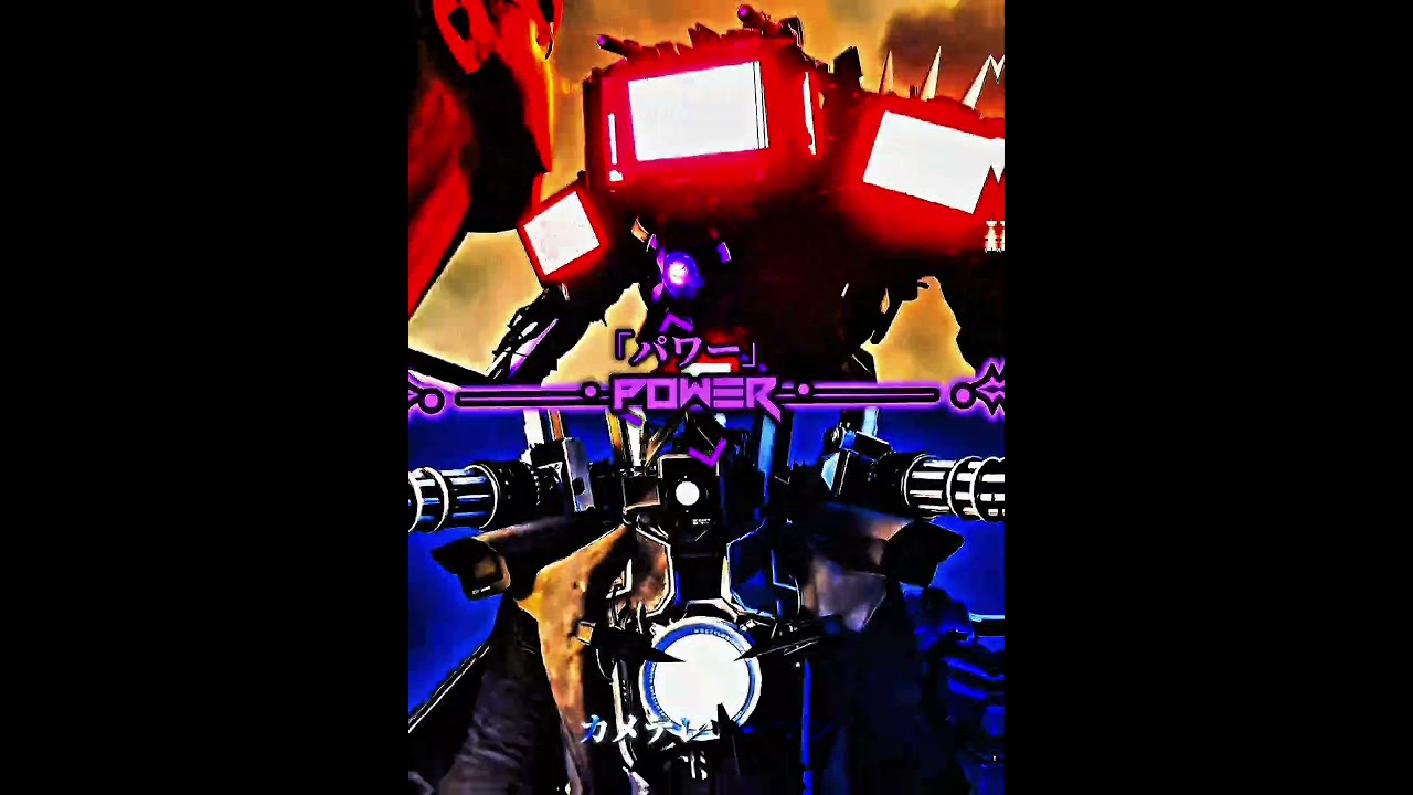 今年最後の動画 タイタンカメラマン3.0 vs タイタンテレビマン(DOM Studio) (個人的) #skibiditoilet #shorts #スキビディトイレ #edit