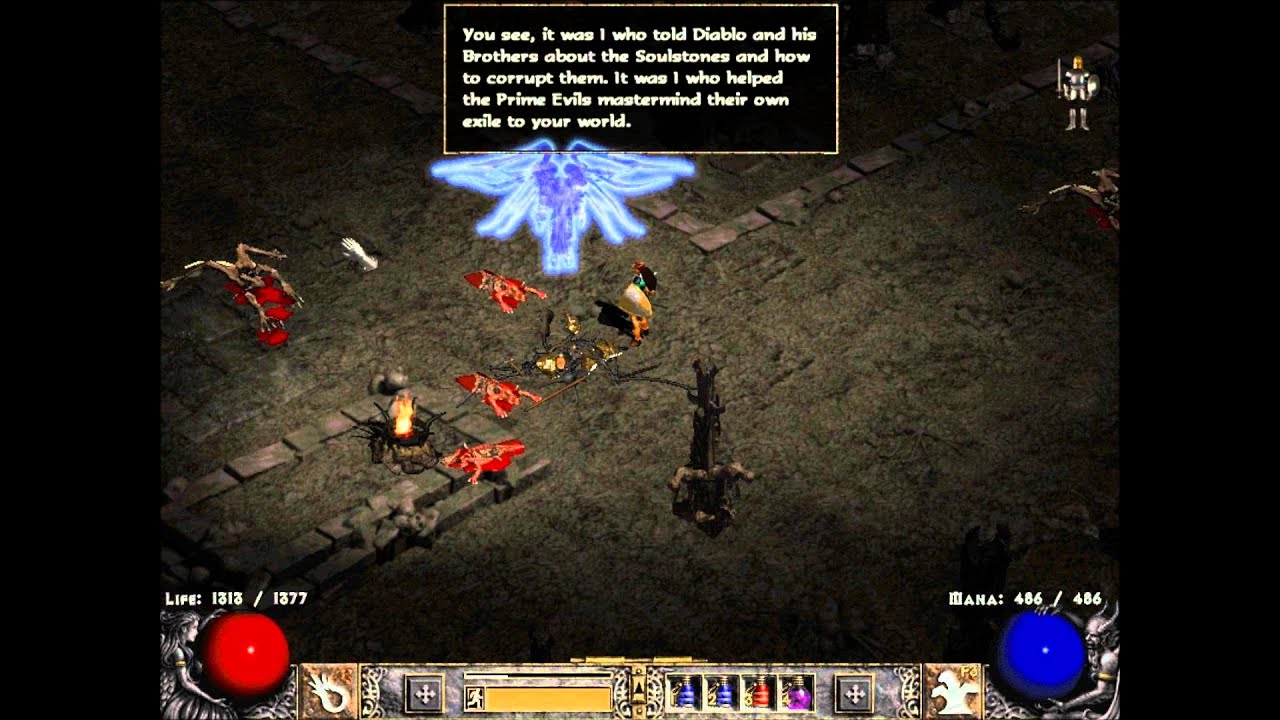 Diablo II - Izual death speech (NO MUSIC!)