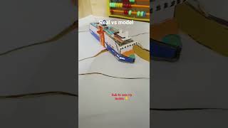 Real vs model comparison #diy #cruiseship #model #fun #cool