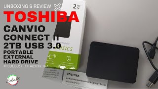 Video thumbnail for Portable External Hard Drive to make your life easy Toshiba Canvio Basics2TB USB 3.0 - HDTB420XK3AA by Sebabs32 Unbox