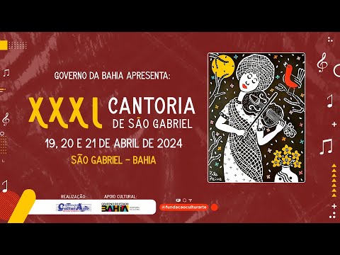 Apoiadores da XXXI Cantoria de São Gabriel - BA