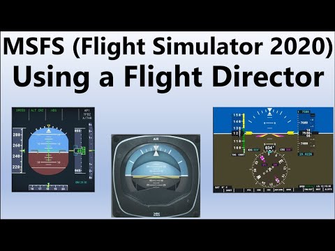 How to use a Flight Director - MSFS.  (Alpha Hotel Flight Simulator Training - Quick Looks #3)