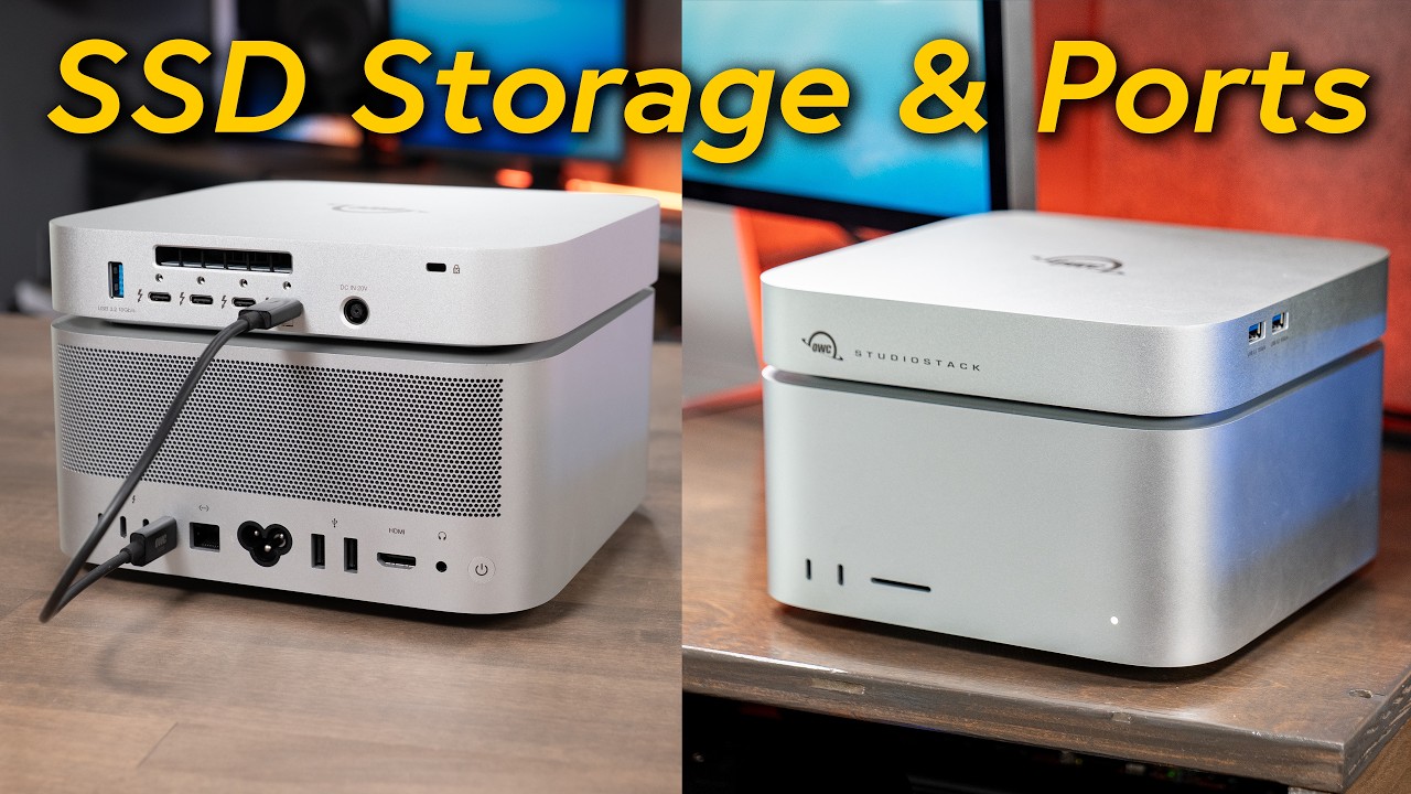 OWC Studio Stack Review: The Ultimate Thunderbolt 5 Hub & SSD for Mac Studio