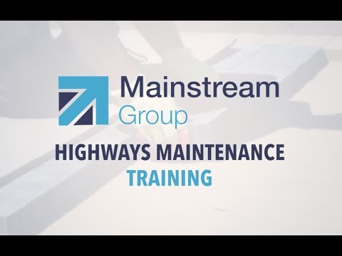 Mainstream Training Funded 10 day Highways Maintenance Course video