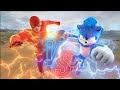 Sonic Vs Flash Race Full Movie Animated Part 1 2 3 4 Who Is Faster Sonic The Hedgehog