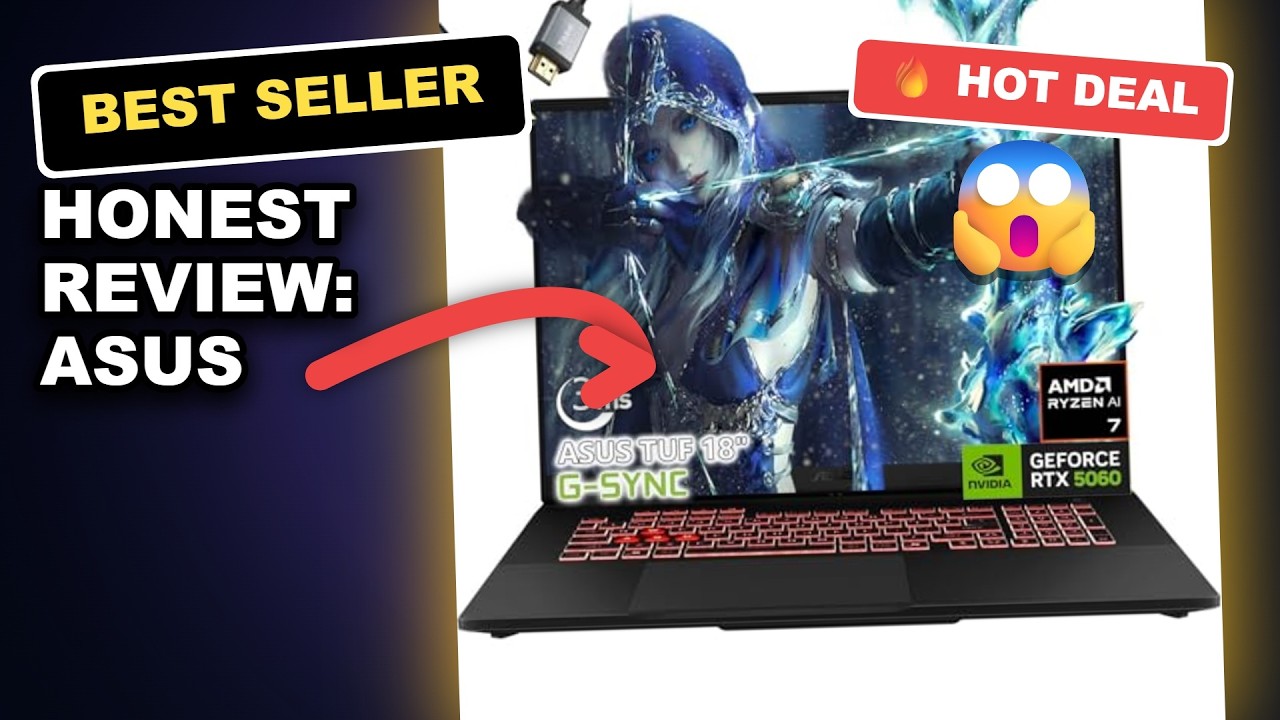 Honest Review: ASUS TUF A18 Gaming Laptop Ryzen 7 260, RTX 5060, 64GB RAM, 2TB SSD review video