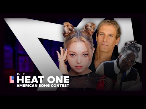 🇺🇸 Top 11 American Song Contest HEAT ONE (BEFORE SHOW)