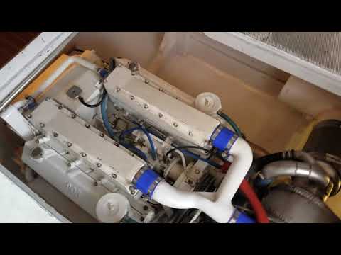 Pair Cummins VTA903 Marine Engines - Prior to take out
