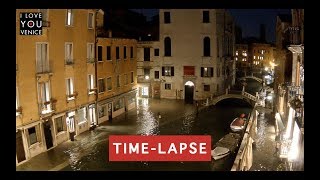 High Tide in Venice TimeLapse - 29 October 2018 - Venice in Motion