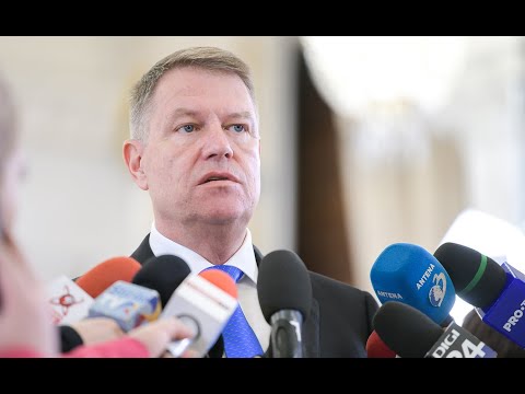 Declarații de presă susținute de Președintele României, domnul Klaus Iohannis