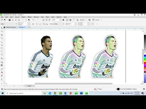 3D Cold Drinks Logo Corel Draw X8 Tutorial