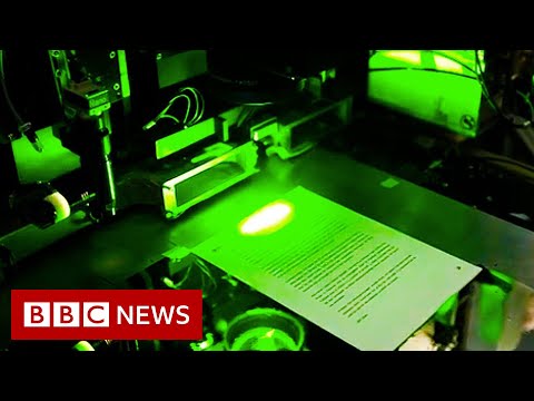 The gadget saving trees by sucking ink off paper – BBC News
