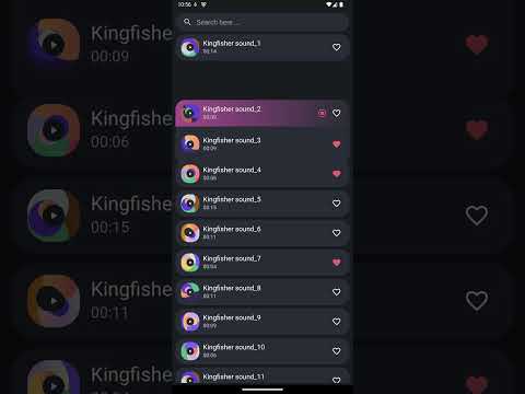 Kingfisher bird sounds Video